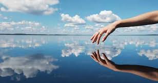 no hay fondo, agua, cielo